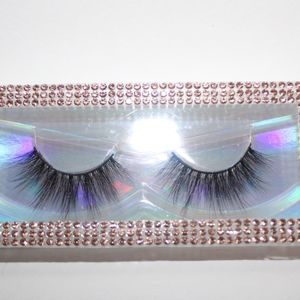 2X "DIAMOND" - VEGAN LASHES - 25mm 3D Luxury Mink Lashes 